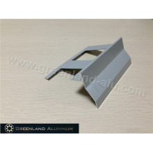 Aluminum Corner Trim Profile with Powder Coated Grey